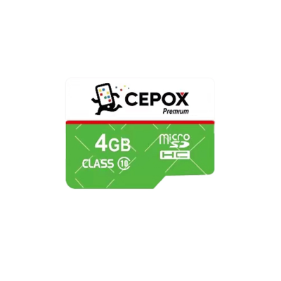 Cepox 4GB Hafıza Kartı | Class 10 |4K Ultra HD