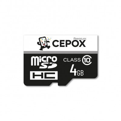 Cepox 4GB Hafıza Kartı | Class 10 |4K Ultra HD