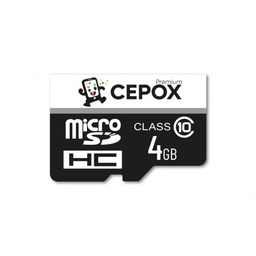 Cepox 4GB Hafıza Kartı | Class 10 |4K Ultra HD