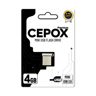 Cepox 4GB Mini Flash Bellek | USB 2.0