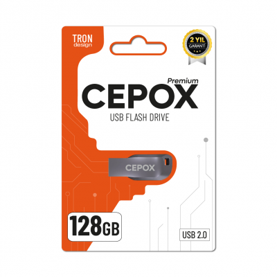 Cepox 128GB Tron Flash Bellek | USB 2.0