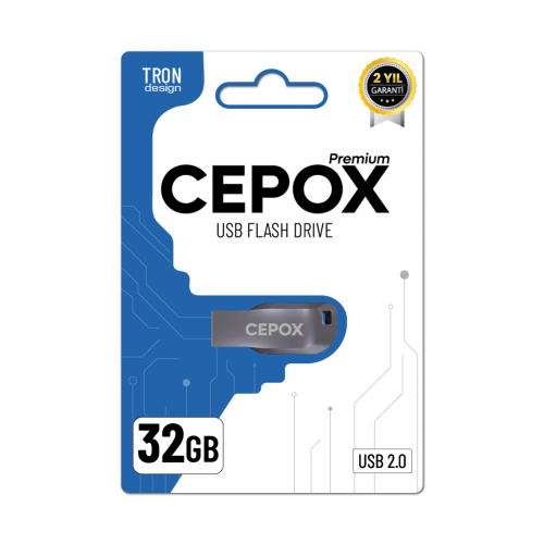 Cepox 32GB Tron Flash Bellek | USB 2.0