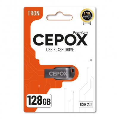 Cepox 128GB Tron Flash Bellek | USB 2.0