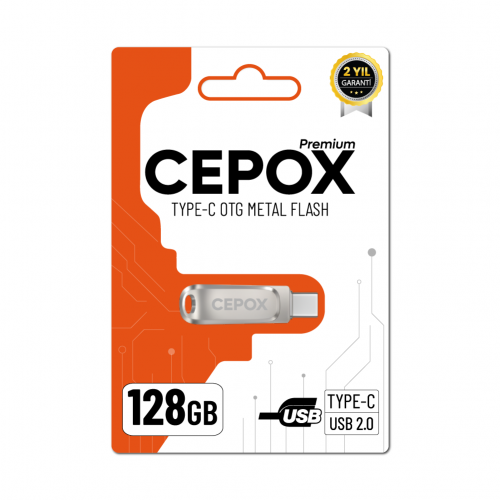 Cepox 128GB Type-C Otg Flash Bellek | USB 2.0