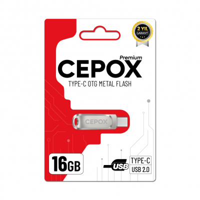 Cepox 16GB Type-C Otg Flash Bellek | USB 2.0